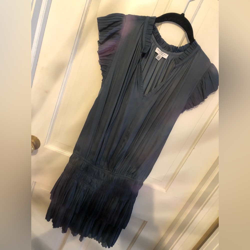 Current Air Pleated Skirt Mini-Dress, Size Small